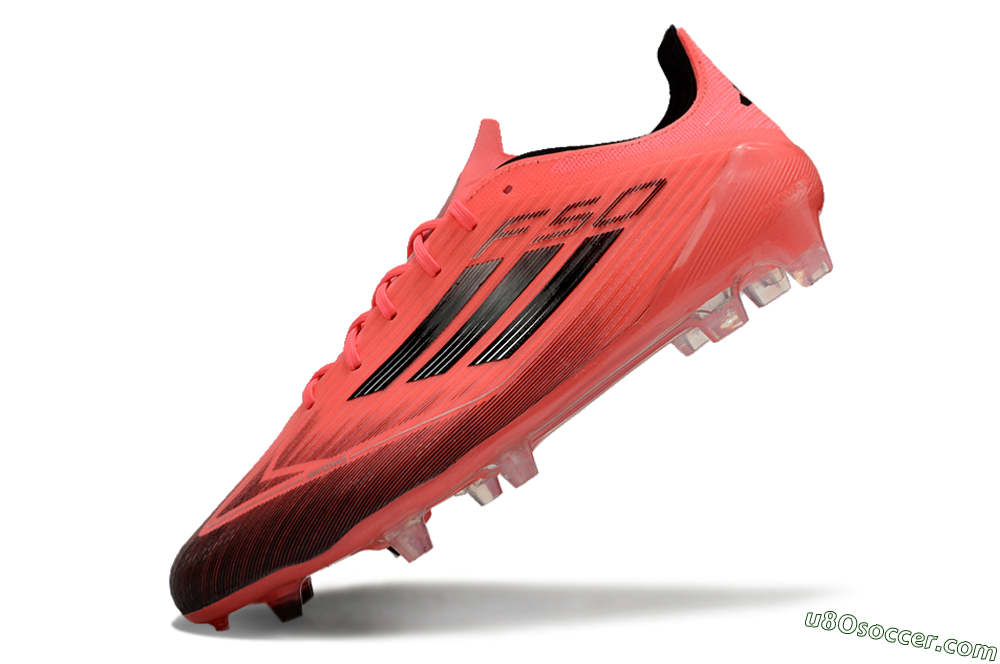 Adidas F50 Adizero FG Firm Ground Soccer Cleats - Red/Black 5