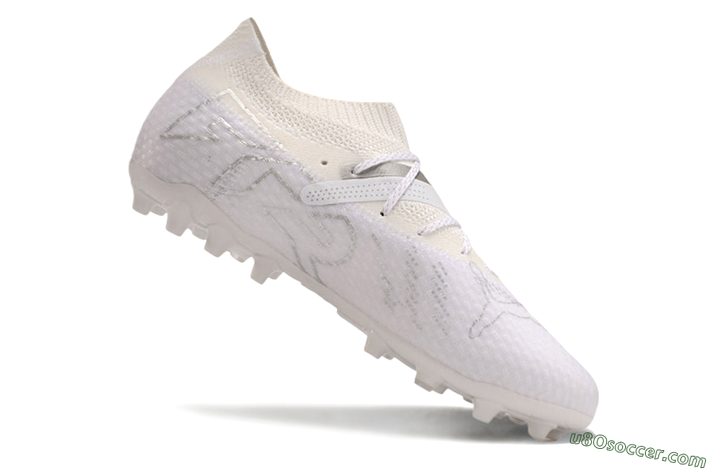 Puma Future Ultimate MG Multi Ground Soccer Cleats - White/Silver 4