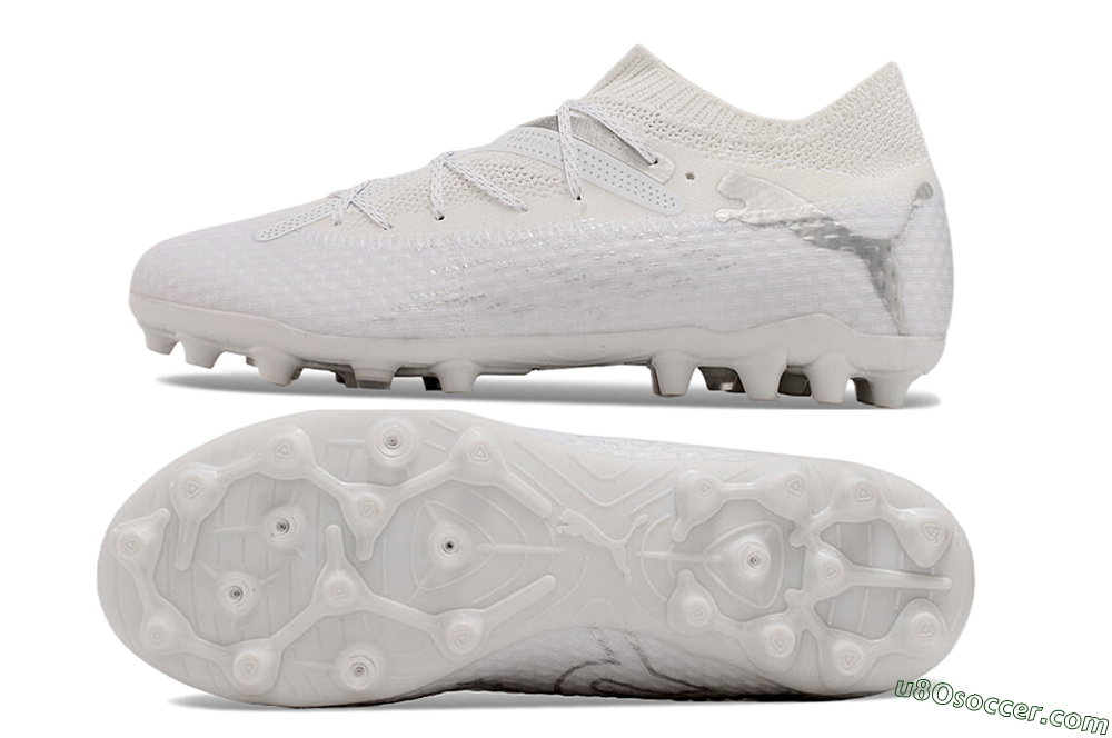 Puma Future Ultimate MG Multi Ground Soccer Cleats - White/Silver 0