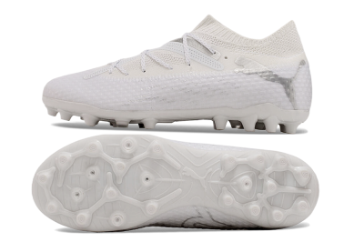 Puma Future Ultimate MG Multi Ground Soccer Cleats - White/Silver