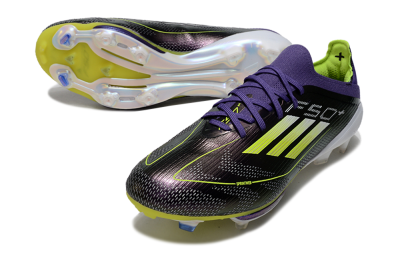 Adidas F50 Lightstrike Pro FG Firm Ground Soccer Cleats - Purple/Yellow/Blue