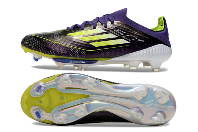 Adidas F50 Lightstrike Pro FG Firm Ground Soccer Cleats - Purple/Yellow/Blue