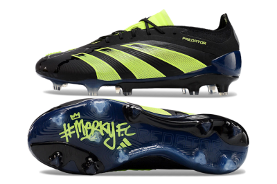 Adidas Predator Accuracy+ FG Firm Ground Soccer Cleats - Black/Yellow