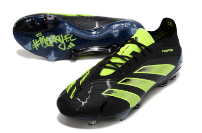 Adidas Predator Accuracy+ FG Firm Ground Soccer Cleats - Black/Yellow
