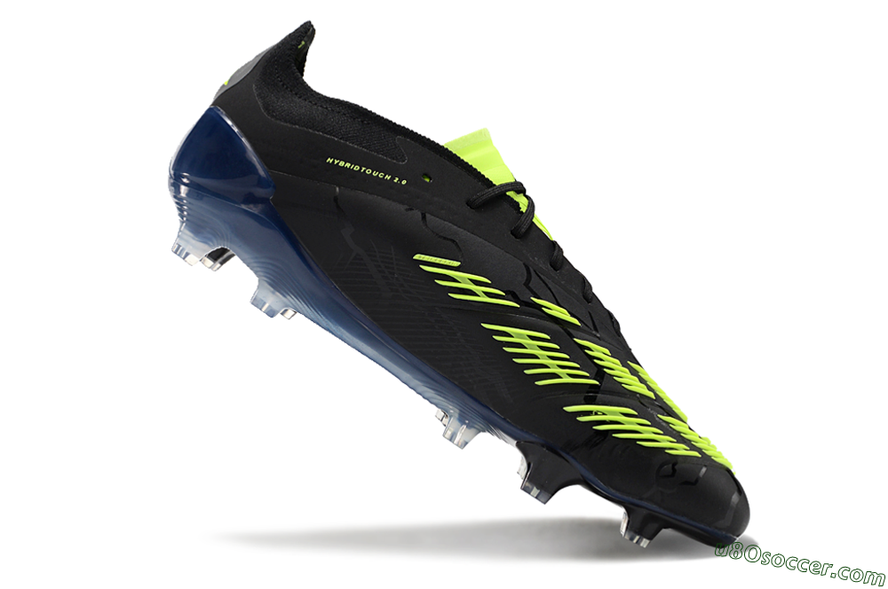 Adidas Predator Accuracy+ FG Firm Ground Soccer Cleats - Black/Yellow 4