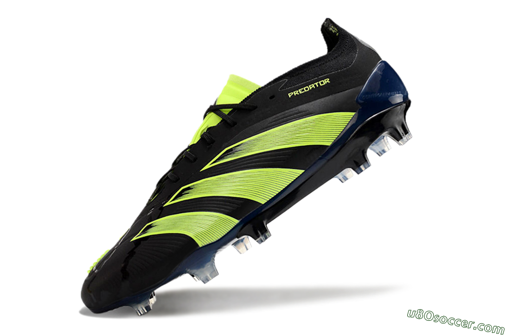 Adidas Predator Accuracy+ FG Firm Ground Soccer Cleats - Black/Yellow 5
