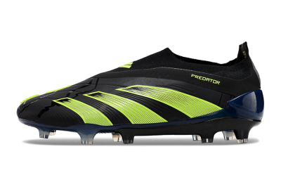 Adidas Predator Accuracy+ FG Firm Ground Soccer Cleats - Black/Yellow/Blue