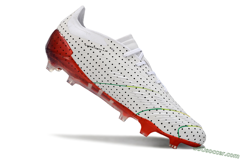 Adidas Predator 24 Elite Euphoria FG Firm Ground Soccer Cleats - White/Silver/Blue 4