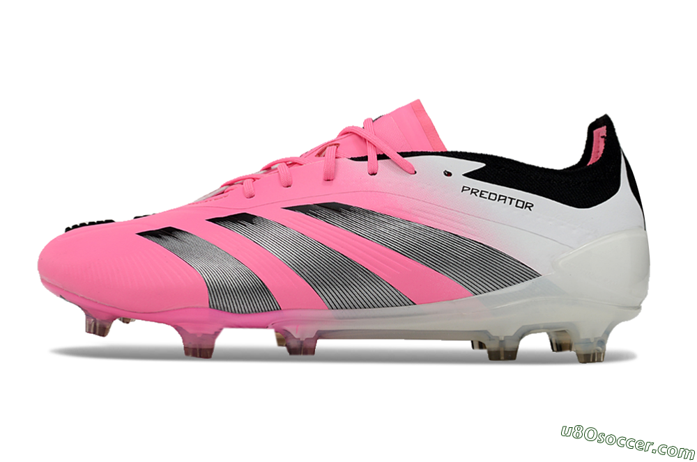 Adidas Predator Accuracy.1 FG Firm Ground Soccer Cleats - Pink/Black/White 2