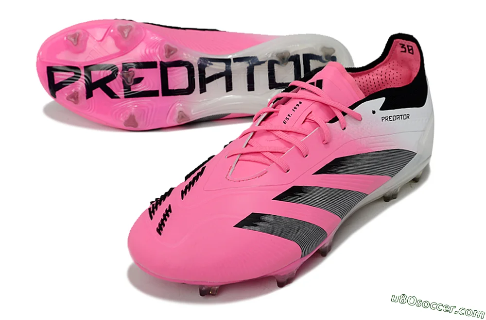 hisafumi11 様　FG/AG 26.0 FG Firm Ground Soccer Cleats in Pink, Black, White Colorway