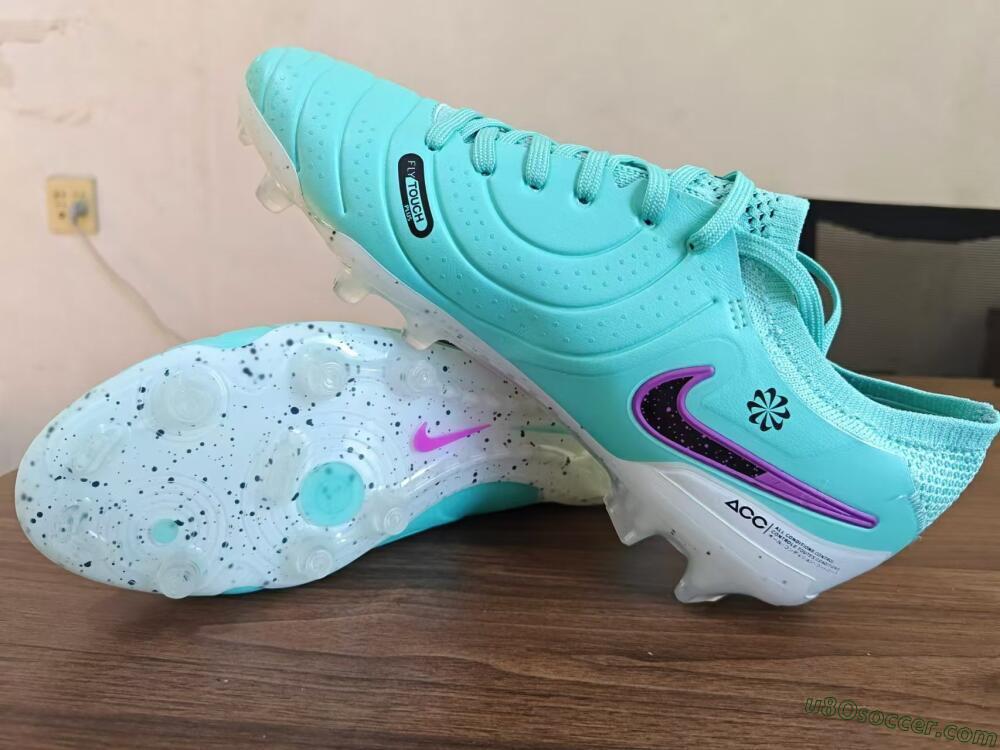 Nike Tiempo Legend 10 Elite FG Firm Ground Soccer Cleats - Blue/Black/Purple