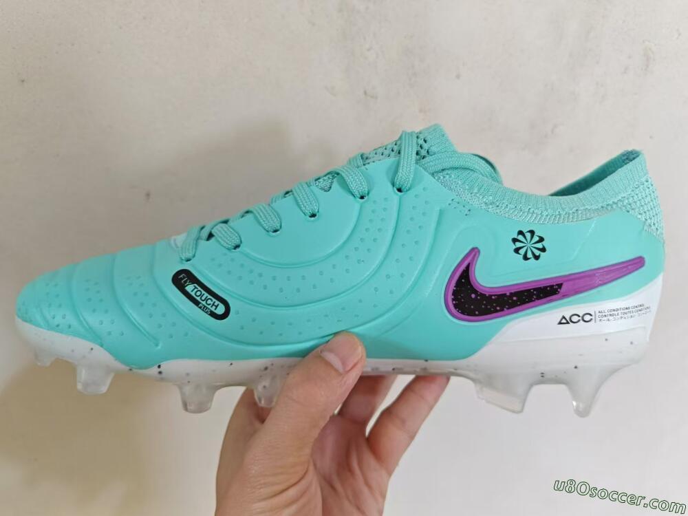 Nike Tiempo Legend 10 Elite FG Firm Ground Soccer Cleats - Blue/Black/Purple