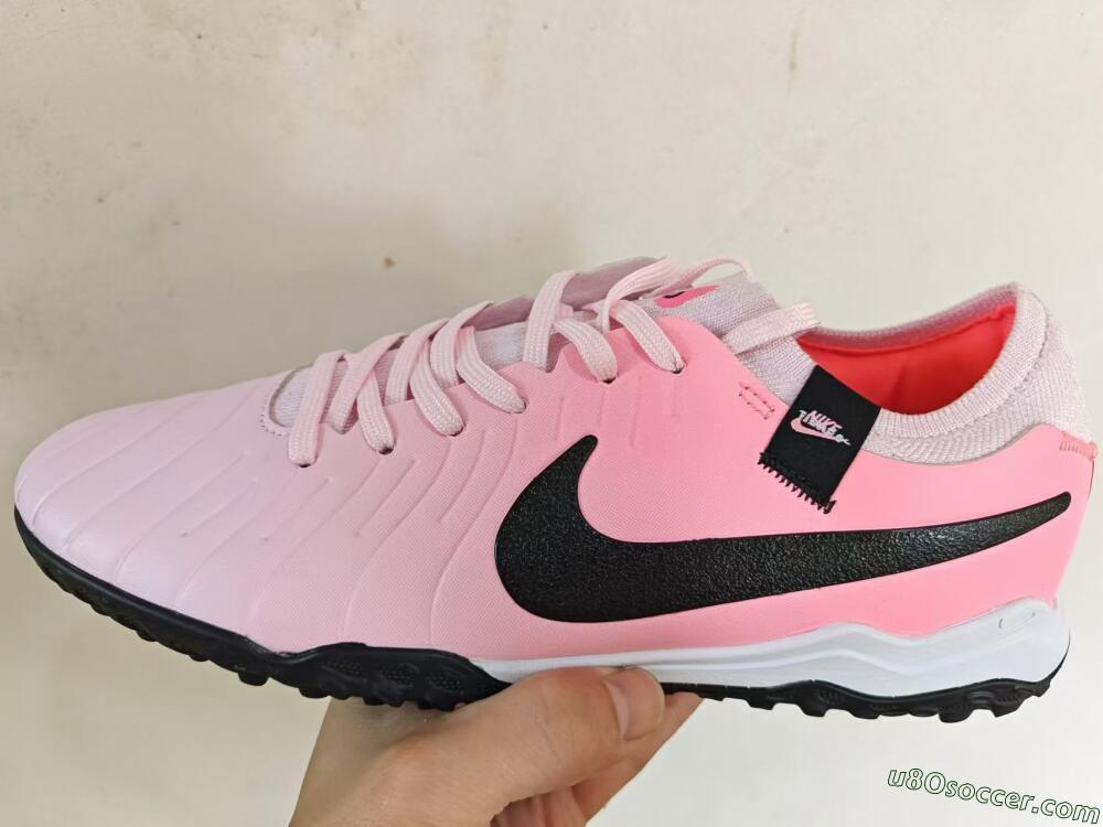 Nike Tiempo Legend 10 Academy TF Artificial Turf Soccer Shoes - Pink/Black/White