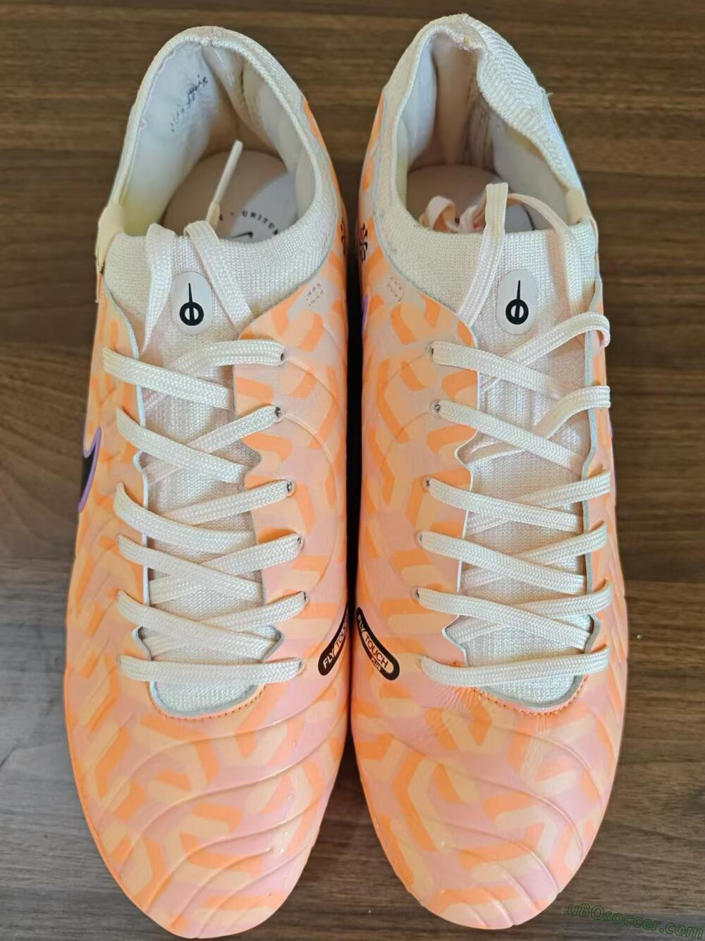 Nike Tiempo Legend 10 Elite TF Artificial Turf Soccer Shoes - Orange/White/Black