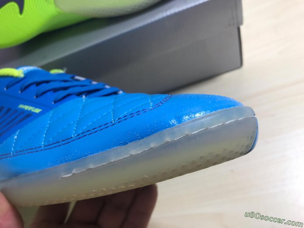 Nike Lunar Gato 2 IC Indoor & Futsal Soccer Shoes - Jade/White/Yellow