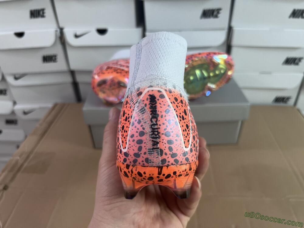 Nike Air Zoom Mercurial Superfly 10 Elite FG Firm Ground Soccer Cleats - Grey/Leopard/Gold