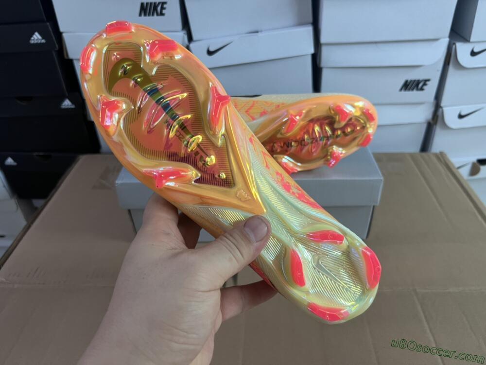 Nike Air Zoom Mercurial Superfly 10 Elite FG Firm Ground Soccer Cleats - Yellow/Black/Pink/Gold