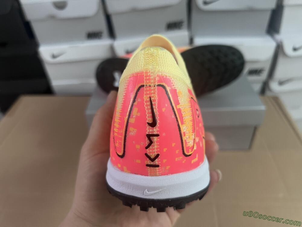 Nike Air Zoom Mercurial Vapor 16 Elite TF Artificial Turf Soccer Shoes - Yellow/Black/Orange