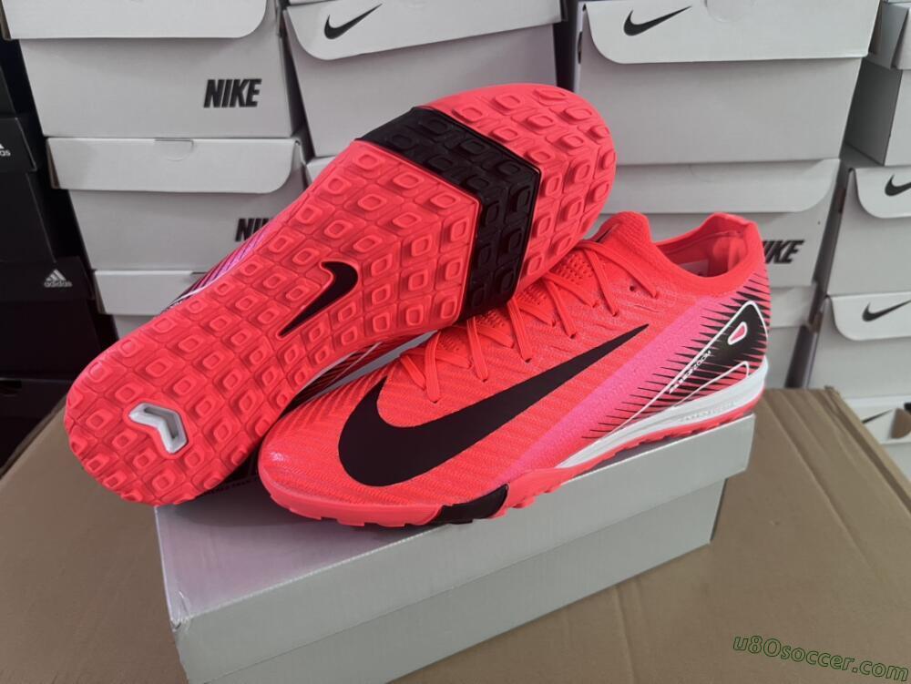 Nike Air Zoom Mercurial Vapor 16 Elite TF Artificial Turf Soccer Shoes - Red/Black/White