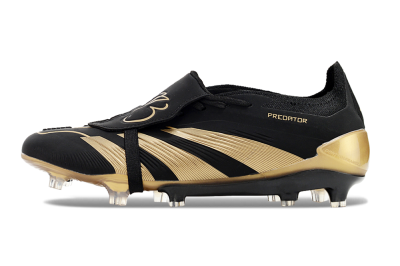 Adidas Predator Elite Tongue FG Firm Ground Soccer Cleats - Black/Gold
