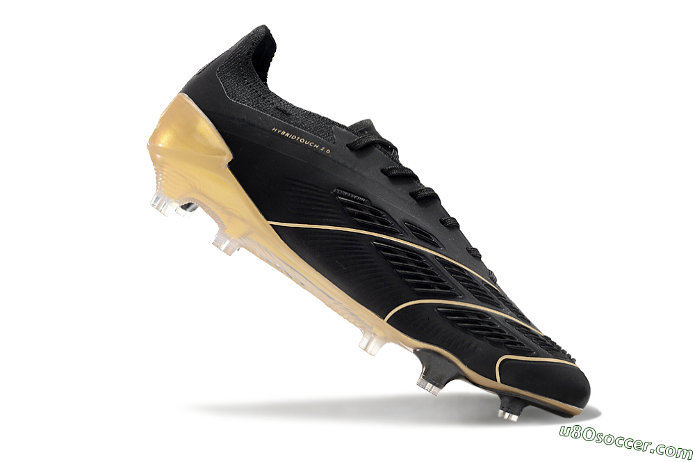 Adidas Predator Elite Accuracy FG Firm Ground Soccer Cleats - Black/Gold 4
