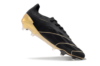 Adidas Predator Elite Accuracy FG Firm Ground Soccer Cleats - Black/Gold
