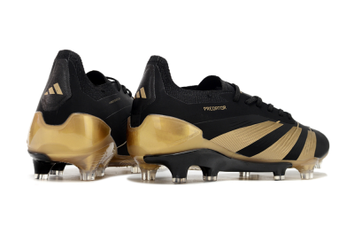 Adidas Predator Elite Accuracy FG Firm Ground Soccer Cleats - Black/Gold