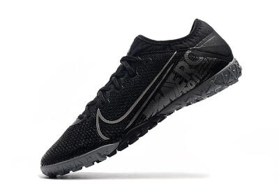 Nike Air Zoom Mercurial Vapor 13 Elite TF Artificial Turf Soccer Shoes - Black/Silver/Grey