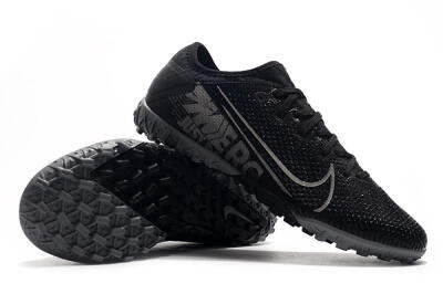 Nike Air Zoom Mercurial Vapor 13 Elite TF Artificial Turf Soccer Shoes - Black/Silver/Grey