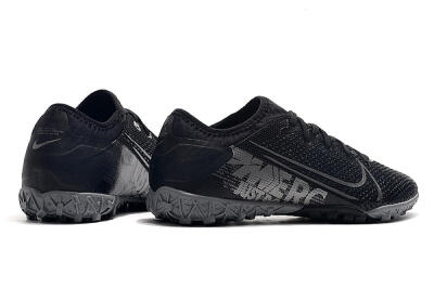 Nike Air Zoom Mercurial Vapor 13 Elite TF Artificial Turf Soccer Shoes - Black/Silver/Grey