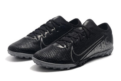 Nike Air Zoom Mercurial Vapor 13 Elite TF Artificial Turf Soccer Shoes - Black/Silver/Grey