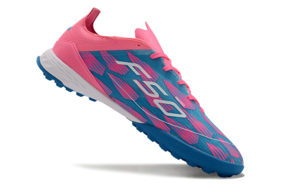 Adidas F50 Elite TF Artificial Turf Soccer Shoes - Blue/Pink/White