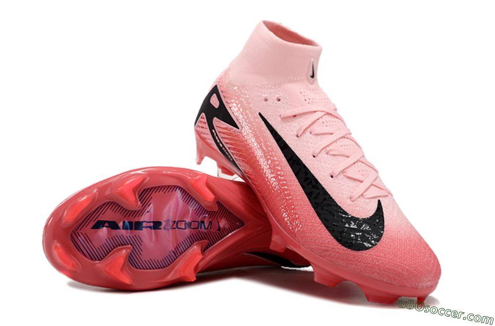 Nike Air Zoom Mercurial Superfly 10 Elite FG Firm Ground Soccer Cleats - Pink/Black 3