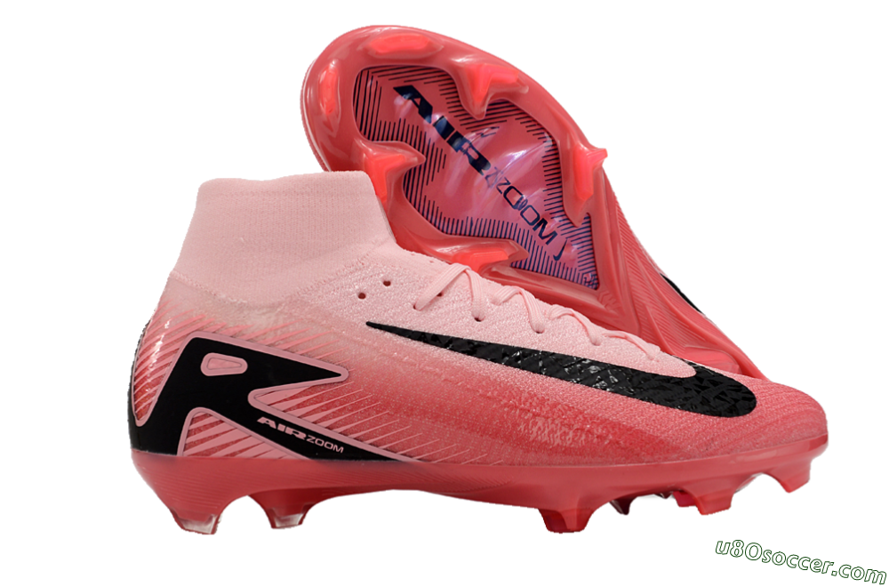 Nike Air Zoom Mercurial Superfly 10 Elite FG Firm Ground Soccer Cleats - Pink/Black 1