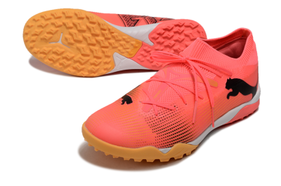 Puma Future 7 Ultimate TF Artificial Turf Soccer Shoes - Pink/Black/White