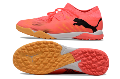 Puma Future 7 Ultimate TF Artificial Turf Soccer Shoes - Pink/Black/White