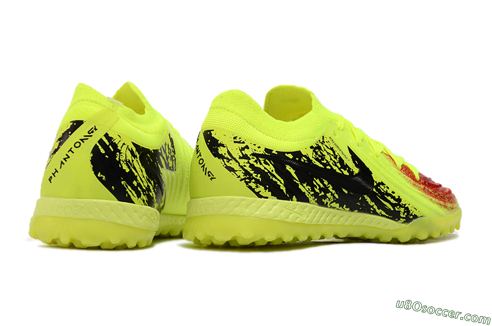 Nike Phantom GX 2 Elite TF Artificial Turf Soccer Shoes - Yellow/Red/Black 6