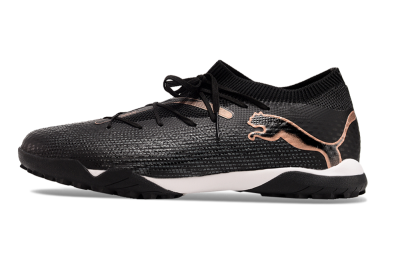 Puma Future Ultimate TF Artificial Turf Soccer Shoes - Black/Gold/White