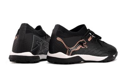 Puma Future Ultimate TF Artificial Turf Soccer Shoes - Black/Gold/White