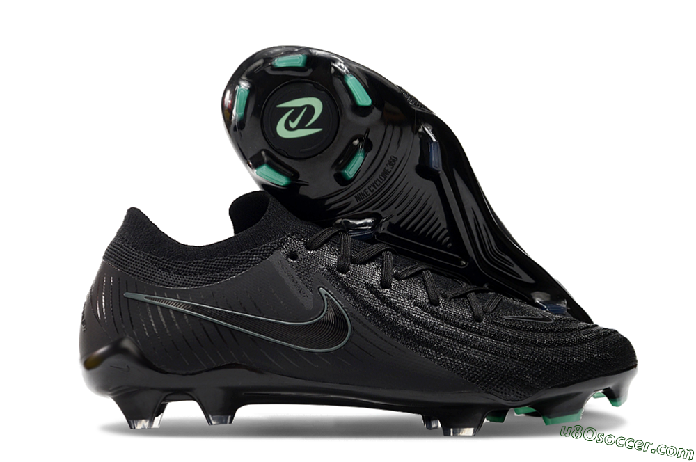 Nike Phantom Luna Elite NU FG Firm Ground Soccer Cleats - Black/Blue 1