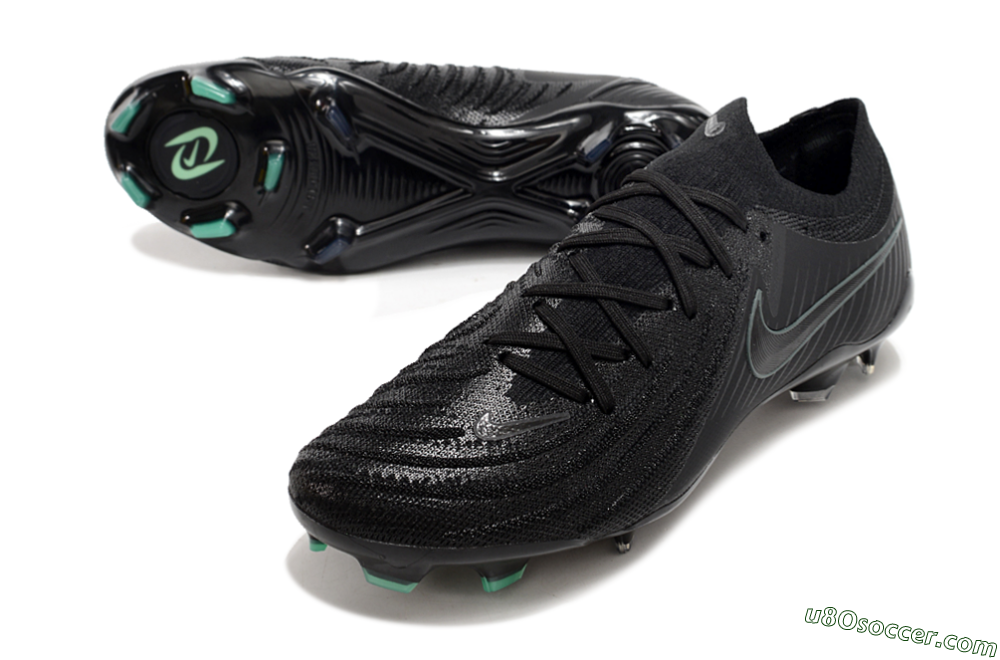 Nike Phantom Luna Elite NU FG Firm Ground Soccer Cleats - Black/Blue 3