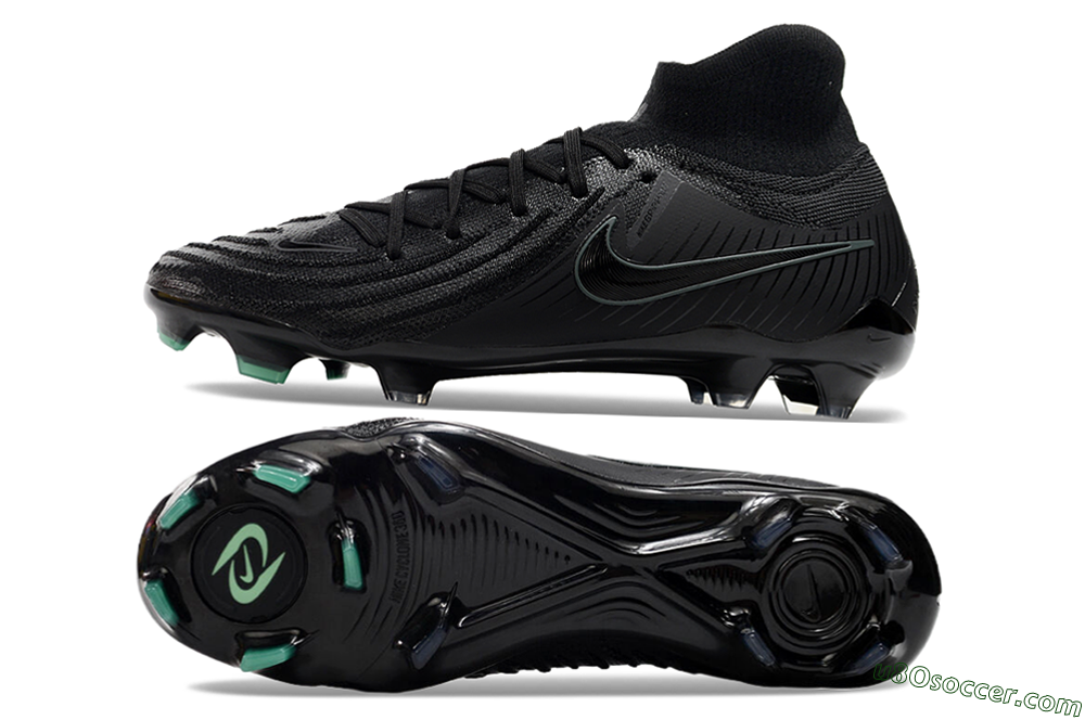 Nike Phantom Luna Elite NU FG Firm Ground Soccer Cleats - Black/Blue 6