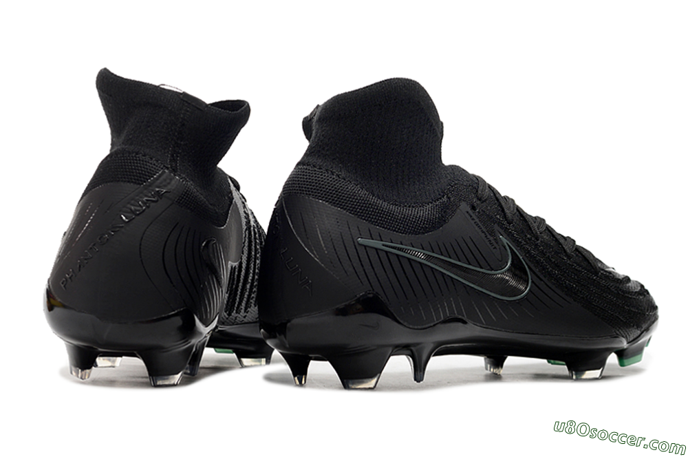 Nike Phantom Luna Elite NU FG Firm Ground Soccer Cleats - Black/Blue 5