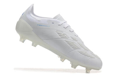 Adidas Predator 24 Elite FG Firm Ground Soccer Cleats - White/Blue