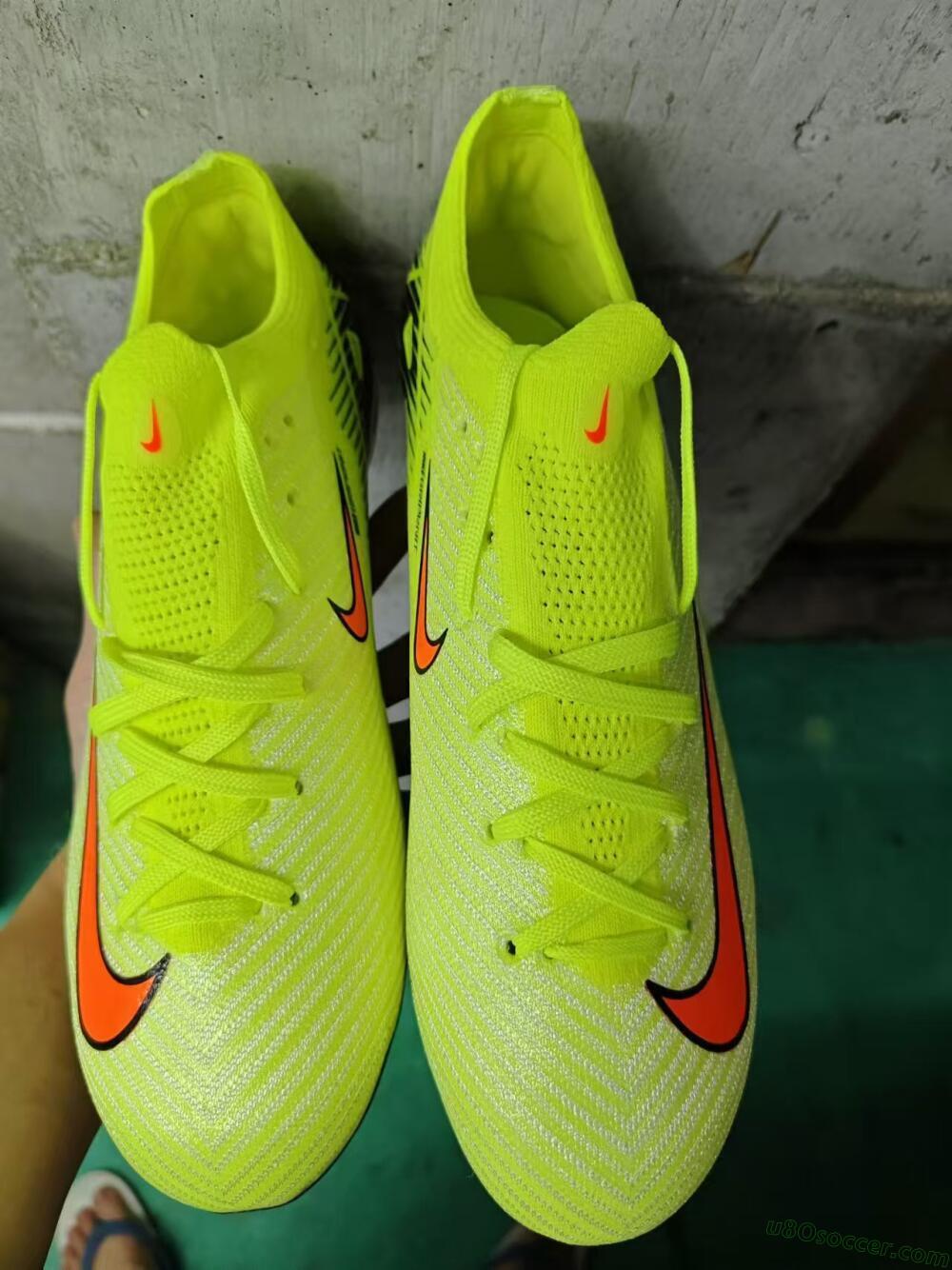Nike Air Zoom Mercurial Vapor 16 Elite FG Firm Ground Soccer Cleats - Yellow/Orange/Black