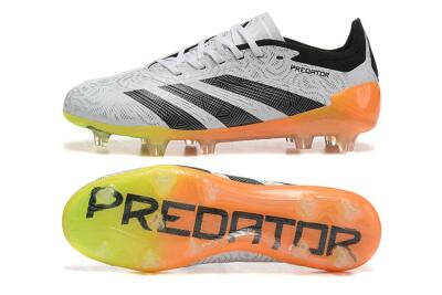 Adidas Predator Accuracy.1 FG Firm Ground Soccer Cleats - White/Black/Orange
