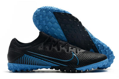 Nike Mercurial Vapor 13 Pro TF Artificial Turf Soccer Shoes - Black/Blue