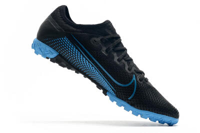 Nike Mercurial Vapor 13 Pro TF Artificial Turf Soccer Shoes - Black/Blue