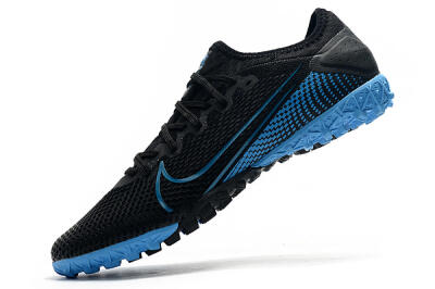Nike Mercurial Vapor 13 Pro TF Artificial Turf Soccer Shoes - Black/Blue