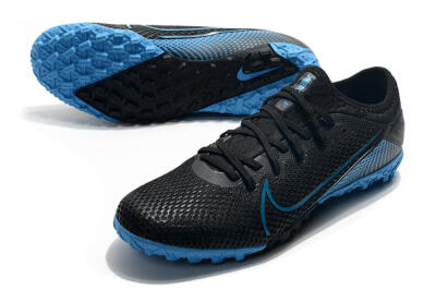 Nike Mercurial Vapor 13 Pro TF Artificial Turf Soccer Shoes - Black/Blue